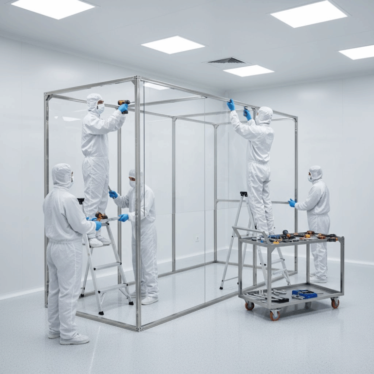 Modular Clean Booth | Nupon Cleanroom Constructions